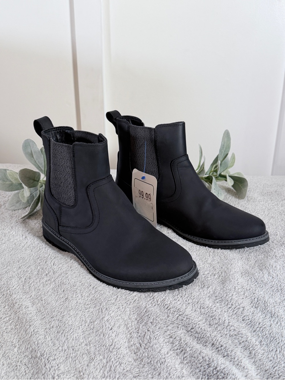Natural Reflections Classic 61 Wilder Chelsea Boots Women's Size 8 - NWT Black